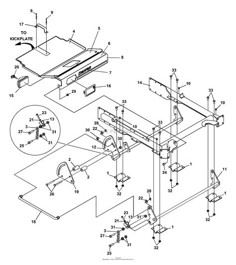 bobcat skid steer parts diagram